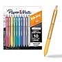 Paper Mate Inkjoy Metallic Retractable Gel Pen, Medium Point, 0.8mm, Assorted Ink, 10/Pack (2208638)~#|#~09CD1AB4-11AD-47C3-AA015AFB411E309C_sc7