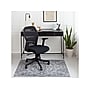 Anji Mountain Rug'd La Cienega Carpet & Hard Floor Chair Mat, 36" x 48", White/Black Polyester (AMB9032)~#|#~09D3470D-3CB9-4A5A-8810793ADF181BF5_sc7