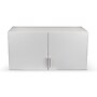 Viva Comfort 24"H x 47"W Wall Mounted Medical Cabinet, 2-Doors, Gray (ADI902-WALL48-G-MK)~#|#~09F5C9E4-6239-452F-817765ED6536BBB3_sc7