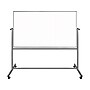 Luxor Dry-Erase Mobile Combination Ghost Grid/Whiteboard, Aluminum Frame, 40" x 72" (MB7240LB)~#|#~0A0EF4FC-E3B3-40DC-B5655BD9EC090ADD_sc7