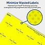 Avery Laser/Inkjet Round Multipurpose Labels, 1.5" Dia., Neon Yellow, 800/Pack (94506)~#|#~0A1BFC3F-C932-4114-A51D322C330F75BA_sc7