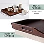 Rossie Home 16.5" x 13" x 3.7" Lap Tray with Pillow, Espresso Bamboo (76102)~#|#~0A430DC3-FA78-463D-B9C951B2999AEA6E_sc7