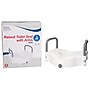 Dynarex Locking Elongated Raised Toilet Seat With Arms (10360)~#|#~0A605C78-C9C6-4E07-BB40175373257C59_sc7