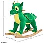 Happy Trails Dinosaur Rocker, Green/Yellow (80-BF014)~#|#~0A6C20D0-11E6-4D2C-B500D421B0BEC3CB_sc7