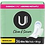 U by Kotex Security Regular Ultra thin Pad with Wings, Unscented, 36/Pack (53631)~#|#~0A73C011-822F-485E-A77DBB3BD5B69BEB_sc7