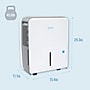 Keystone 50-Pint Portable Dehumidifier, 3-Speed, Covers up to 4500 sq. ft., White (KSTAD504G)~#|#~0A765923-27C5-4FDF-8568914251174C0F_sc7