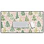 DENY Designs Tree Farm Peach by Jacqueline Maldonado Anti-Slip Polyester Desk Pad, 15.5" x 31.5", Multicolor (81967-DSKMAT)~#|#~0A834724-8B18-4978-8C3E26DB68DAAB8B_sc7