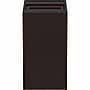 Lorell Essentials 2-Drawer Stationary File/File Cabinet, Letter/Legal Size, Lockable, 28.3"Hx 16"Wx 22"D, Espresso/Silver Brush~#|#~0A959732-ACBC-4273-BC7D43C502EF0BB1_sc7