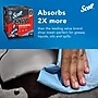Scott Shop Towels Fabric Cleaning Wipers, 12" x 10", Blue, 200 Wipers/Box, 8/Carton (KCC75190)~#|#~sp106252623_sc7