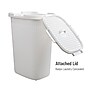 Mind Reader 15.8 Gallon Hamper with Lid, Plastic, White, 3/Pack (3PK60HAMP-WHT)~#|#~0AA441CC-651C-4036-88F045BABABC675E_sc7
