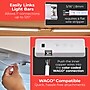 PureOptics LED Push Wire 100' Jumper Wire Spool For Under Cabinet Lighting, White (LEDUC-100JUMP-4WR)~#|#~0AA45700-D6CA-4BBA-B58F6744C0FA137E_sc7