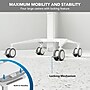 Mount-It! MedHub Mobile Medical Cart Workstation with Locking Caster Wheels, White/Grey (MI-16003)~#|#~0AAA1A7E-4E54-4234-99C727DA1F1970BB_sc7