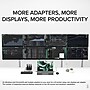 Plugable 4K USB 3.0 & USB-C to DisplayPort and HDMI Dual Monitor Adapter, Male to Female, Black (USBC-6950U)~#|#~0ACCEEB2-36A3-41CB-8500824D41841E66_sc7