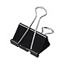 Mini Binder Clips, Steel Wire, 1/4" Capacity, 1/2" Wide, Black/Silver, 144/Pack~#|#~0AF8F637-B16C-4D0F-B4744149FB4E46FF_sc7