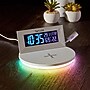Taylor Precision Products 5287333 Indoor Weather Station with Mood Light and Wireless Charging Pad, Digital, White~#|#~0B1F469E-5E87-466F-9A25A9B1CD1AD332_sc7