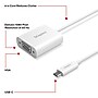 Staples TECH USB-C to VGA Adapter, White, Male to Female, Connect USB-C Laptop to VGA Monitor/Projector~#|#~0B33C6C0-3D22-4AA9-98FEB24BB492D428_sc7