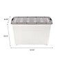 Iris 53 Quart Storage Bin with Latching Lid, Plastic, Clear, 5/Pack (500149)~#|#~0B5F7046-2CA2-42EC-BDC36792CD6667C3_sc7