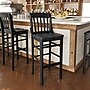 Flash Furniture HERCULES Traditional Wood School House Back Restaurant Barstool, Black (XUDGW0006BBLK)~#|#~0B671EB3-9BF9-433C-BD4B2242CB5880AE_sc7