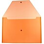 JAM Paper Premium Plastic Document File, 1 Pocket, Legal, Orange, 3/Pack (219S0orx3)~#|#~0B6ACFFA-47C7-463F-B41E175AFF12144F_sc7