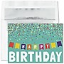 Customizable "Banner Birthday" Birthday Card, Blank Inside, w/ Silver Lined White Fastick Env, 100/Box~#|#~0B7000FC-5BC3-43FA-8F8CC23CA96F3F7C_sc7