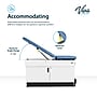 Viva Comfort Slimline Exam Table Base with Leg Rest, Step Stool, Drawers, Stirrups, 420 lbs Capacity, Blue (996FBSUM2BLUMK)~#|#~0B88CE0F-9513-43D4-B871F3F0BBB7E010_sc7