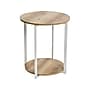 Household Essentials Jamestown 20"Dia. Laminate Round End Table, Coastal Oak/White (8227-1)~#|#~0BA0BBDC-5CEA-4975-93589FAE982AFE77_sc7