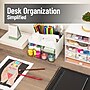 Mind Reader 9-Compartment Plastic Craft Organizer, White (SDORG-WHT)~#|#~0BABF1DF-4EEB-43A1-8353276AC560B817_sc7