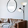Newhouse Lighting William Double Mother-Son 71" Torchiere Floor Lamp, Black (NHFL-WI-BK)~#|#~0BB3579D-4C29-4104-B3EE3BB01B3918B4_sc7