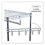 Alera® Wire Shelving Garment Rack, 30 Garments, 36w x 18d x 75h, Silver~#|#~0BC08F7B-656E-4354-99614B6497D1E197_sc7