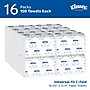 Kleenex Recycled C-Fold Paper Towels, 1-Ply, 150 Sheets/Pack, 16 Packs/Carton (01500)~#|#~0BC86EA9-270C-4293-83A625B05D78A429_sc7