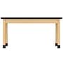 Diversified Woodcrafts Perpetulab Rectangular Science Lab Table, 60" x 24", Light Hardwood (P7606M30N)~#|#~0BD09F31-DE1B-4552-937BF4744CA87C89_sc7