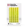 TRU RED™ Tank Highlighter with Grip, Chisel Tip, Yellow, 5/Pack (TR54577)~#|#~0BE023C6-9088-4900-A7E548E456440B20_sc7