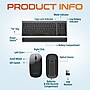Delton N36 Wireless Keyboard and Optical Mouse Combo, Black (DKMN36-WB)~#|#~0BE27E87-1F21-407F-A41091DA23F4196D_sc7
