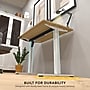 Mount-It! 48"W Electric Rectangular Adjustable Standing Desk, Maple/White (MI-8038)~#|#~0BF4844B-6305-4C33-9705F8C2D0AEC6D8_sc7