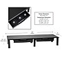 Mind Reader Anchor Adjustable Dual Monitor Stand, Up to 40" Monitors, Black (DUBMODR-BLK)~#|#~0BF970CE-C45E-4A15-8ED95218E19493AB_sc7
