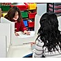 Classroom Products Foldable Cardboard Freestanding Privacy Shield, 13"H x 20"W, White, 40/Box (WS1340 WH)~#|#~0C032005-47F0-4606-8A4511A558D091AF_sc7