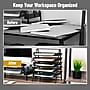 Mind Reader 5-Tier Stackable Paper Desk Tray Organizer, Metal, Black (5TPAPER-BLK)~#|#~0C0C694B-AFE5-4E3D-9F7026FD77A317F3_sc7