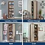 Sauder HomePlus 71"H Storage Cabinet with 5 Shelves, Pacific Maple (430334)~#|#~0C51BD76-0F68-4113-9EC5362EED5DCD4B_sc7