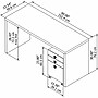 Bush Business Furniture Echo 60"W Credenza Desk with Mobile File Cabinet, Pure White (ECH003PW)~#|#~0C51F02D-7688-4CEE-89114413202CA409_sc7