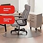 Staples Carpet Chair Mat with Lip, 66" x 60" x 0.145", Designed for Medium-Pile Carpet, Clear (20237-CC)~#|#~0C97AD87-3E53-45AE-AD40682BC9F4F5B2_sc7