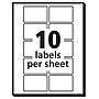 Avery Laser/Inkjet Multipurpose Labels, 1" x 1-1/2", White, 500 Labels/Pack (5434)~#|#~0CA5D78A-7BED-4D51-BC6BA6D24B18A5D5_sc7