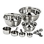 EuroHome Stainless Steel Mix and Measure Set, 12 Piece (3212)~#|#~0CA6854F-80E4-4ADD-83F8CF4F76712820_sc7