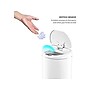 Nine Stars Plastic Sensor Trash Can, 2.1-Gallon, White (DZT-8-29)~#|#~0CC3D11B-2D71-4F02-A8C206A63BBC0FEB_sc7