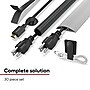 Staples TECH Cable Management Kit, Assorted Colors, 30/Pack (ST62395)~#|#~0CFC1727-9C8E-4F16-85C6F2336190401D_sc7