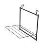 Household Essentials Indoor Metal Drying Rack, Gray/Silver (HE1037)~#|#~0CFD3B5B-94B4-4A88-91EF91195CDE5CA6_sc7