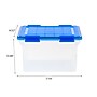 Iris 32 Quart File Boxes with Lid, Plastic, Clear, 3/Pack (500143)~#|#~0D20930E-F22B-4CEA-AAF9B4AC2F3884F3_sc7
