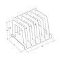 Azar Acrylic Compact File Sorter, Clear (300358)~#|#~0D4212DA-AF0E-43FD-9900C0D97F56A8DF_sc7