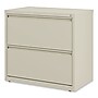 Alera 2-Drawer Lateral File Cabinet, Letter/Legal Size, Lockable, 28"H x 30"W x 18.63"D, Putty (ALEHLF3029PY)~#|#~0D514169-EBC1-482C-B2F51F49B6122A24_sc7