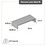 Anji Mountain Mango Wood Monitor Stand, Up to 32" Monitor, Natural (MS-FNG-MNG)~#|#~0D787EBA-6414-4847-A379140125E884D7_sc7