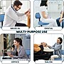 Viva Comfort Armless Vinyl Medical and Lab Stool with Lumbar Support, Blue (ADI910-03-BLU-MK)~#|#~0D7BB33B-814E-4BF8-AC73F8970F800DDB_sc7